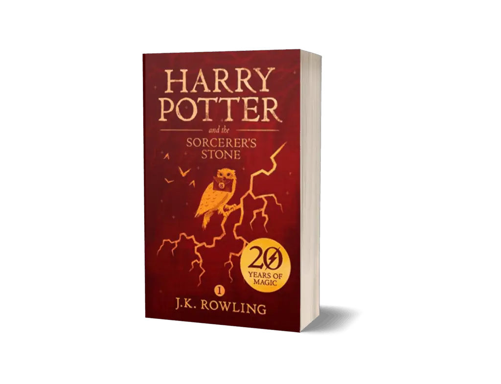Book cover of Harry Potter and the Sorcerers Stone by J.K Rowling