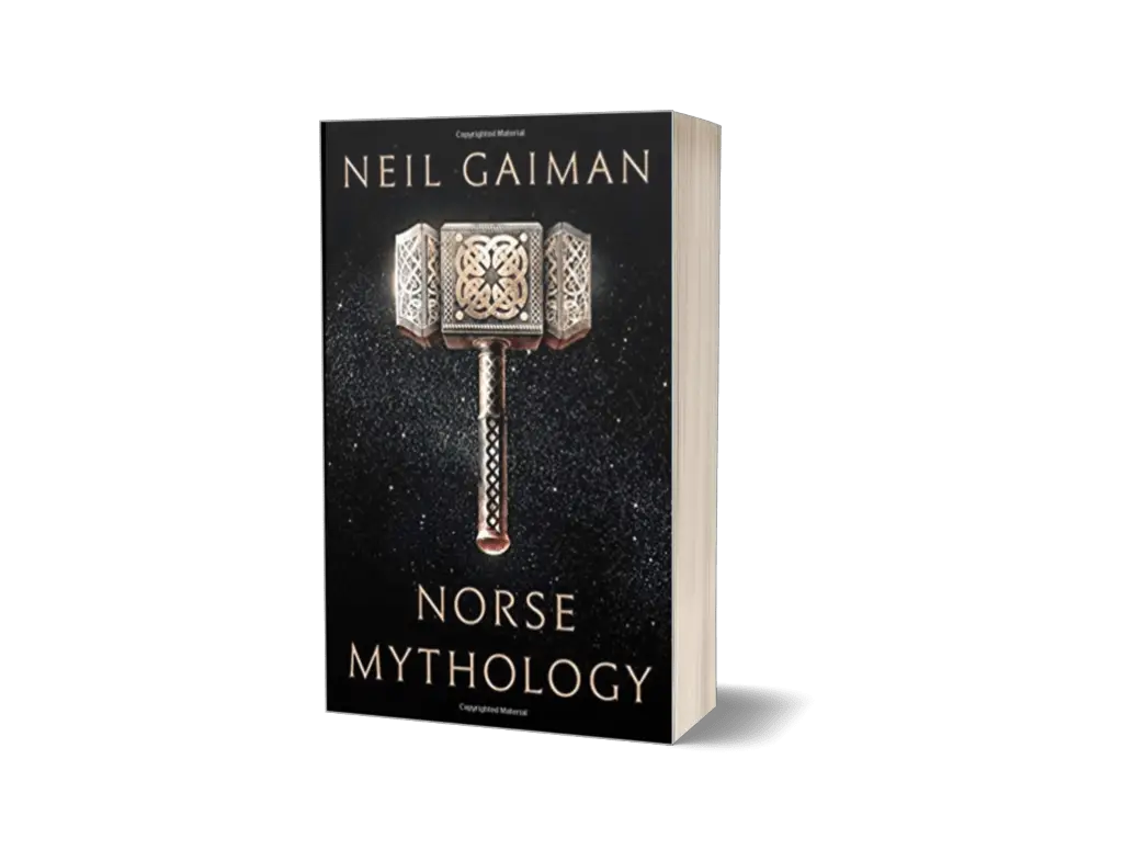 Book cover of Norse Mythology by Neil Gaiman