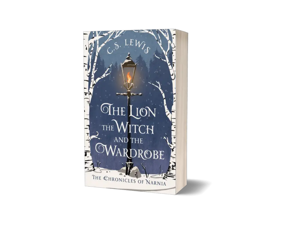Book cover of The Lion the Witch and the Wardrobe by C.S Lewis