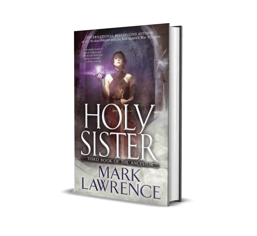 Hardcover book image of Holy Sister by Mark Lawrence