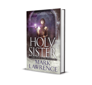 Hardcover book image of Holy Sister by Mark Lawrence