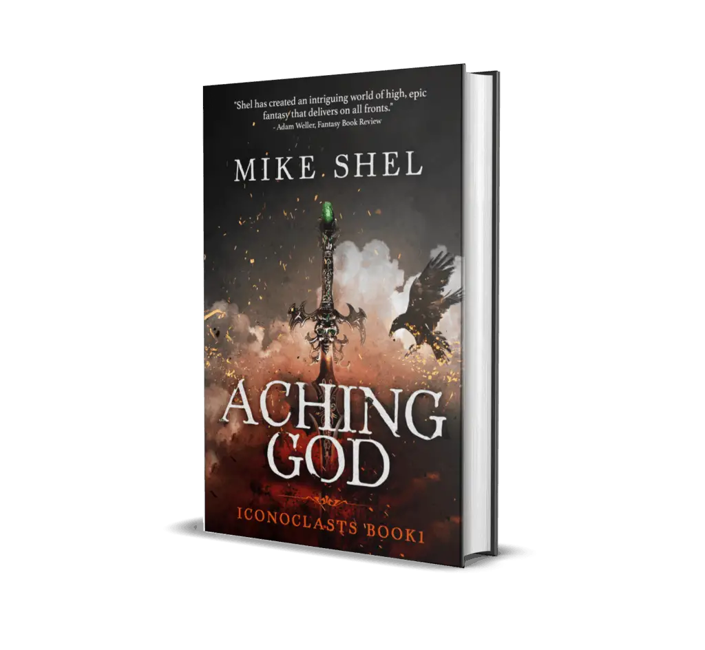 Book cover of "The Aching God"
