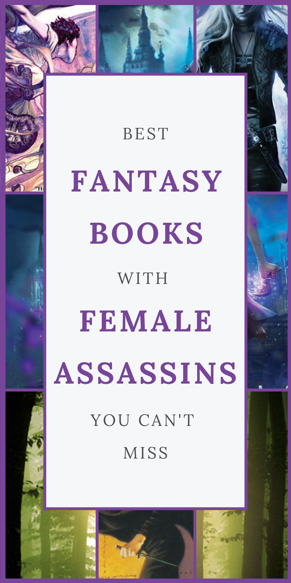Infographic Best Fantasy Books With Female Assassins N.S Mirage